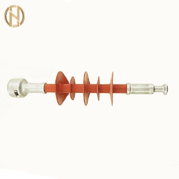 Accessoires de Polonais de couleur rouge, isolateur de suspension 10-500kV composé
