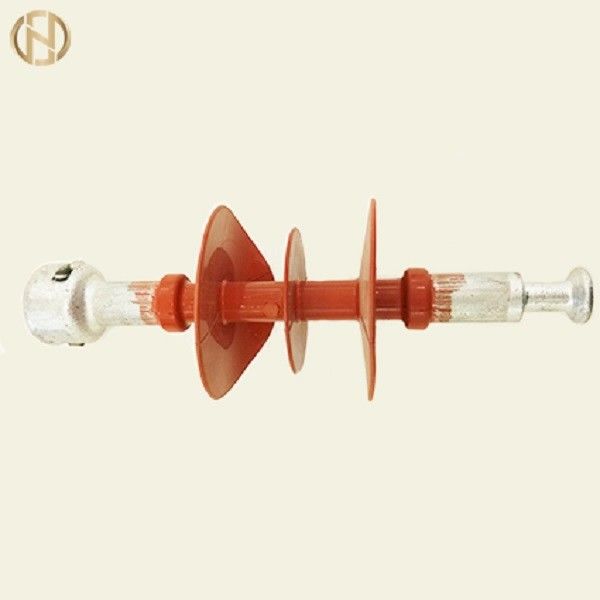 Accessoires de Polonais de couleur rouge, isolateur de suspension 10-500kV composé