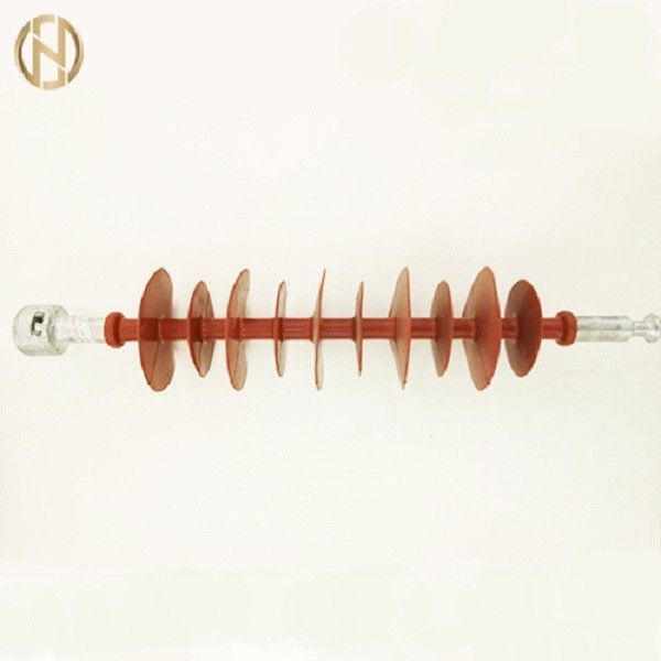 Accessoires de Polonais de couleur rouge, isolateur de suspension 10-500kV composé