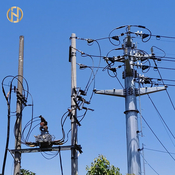 99,9% ligne aérienne galvanisation bien finie du zinc 15KV de Polonais EN10046 75um