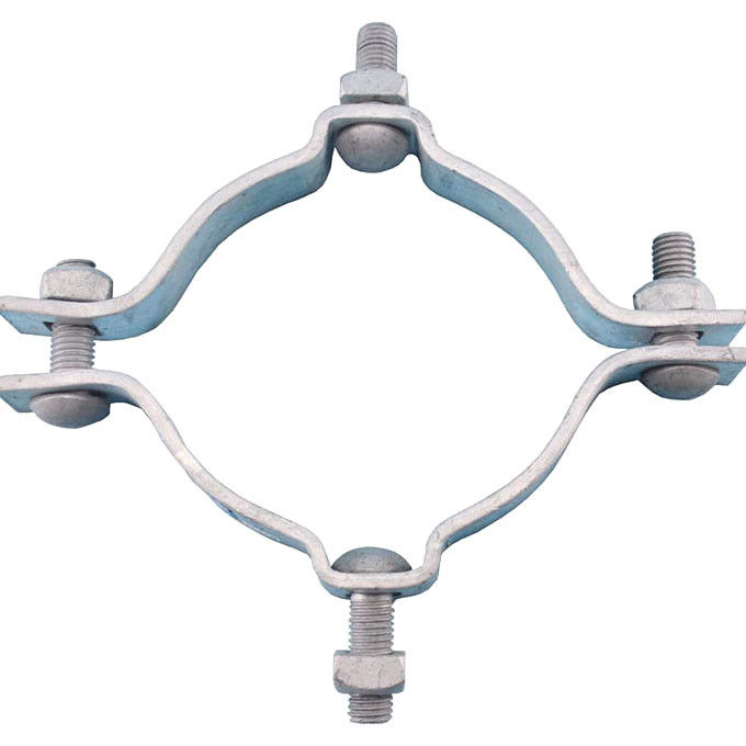 Acier de Guy Clamp Hold Hoop Galvanized de matériel de merveille d'immersion chaude