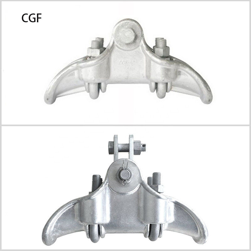 Brides de suspension pour la haute tension jumelle de Jumper Conductor Electric Power Fittings