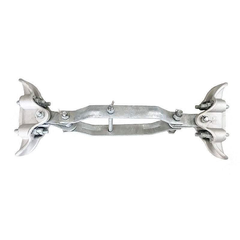 Brides de suspension pour la haute tension jumelle de Jumper Conductor Electric Power Fittings