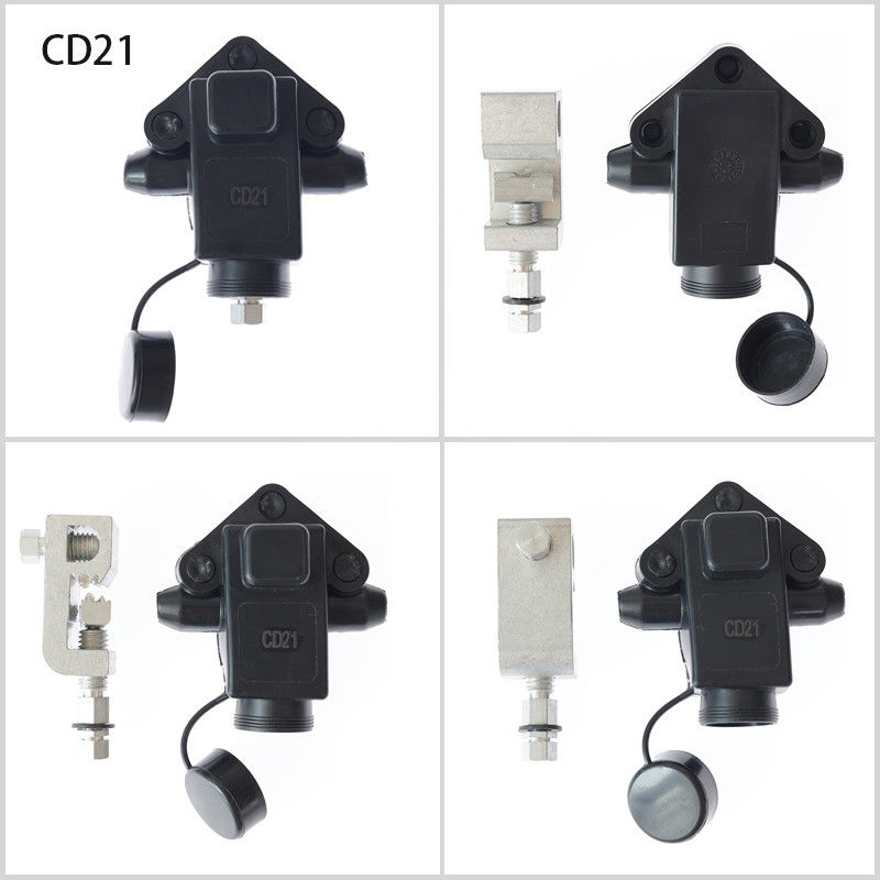 Le connecteur à perforation d'isolant de collier boulonne la basse tension électrique