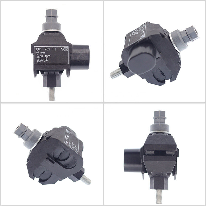 Connecteur isolant ignifuge perçant électrique de câble de bride de série de TTD