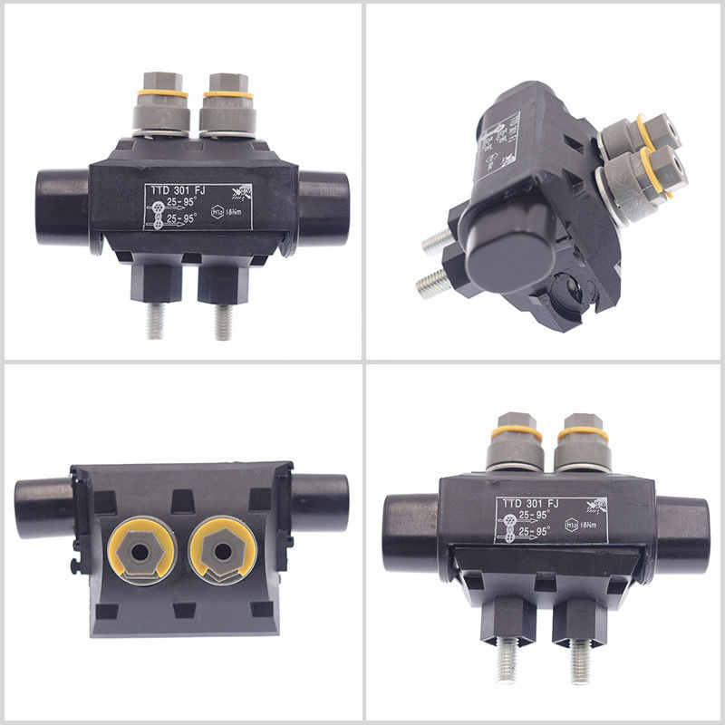 Connecteur isolant ignifuge perçant électrique de câble de bride de série de TTD