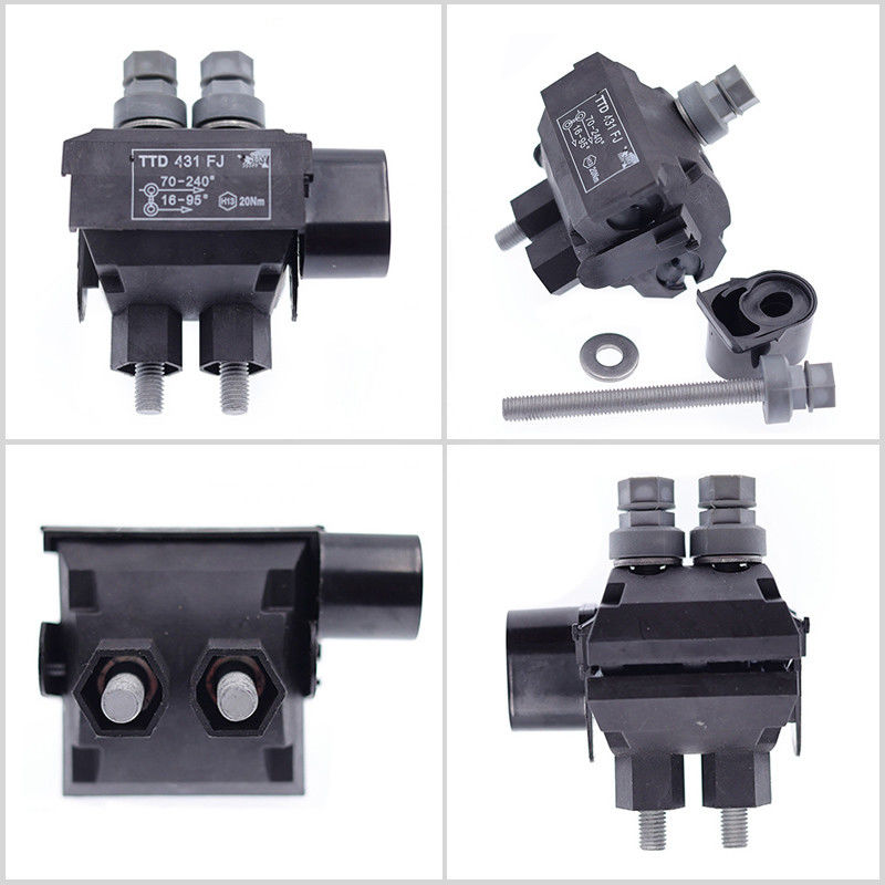 Connecteur isolant ignifuge perçant électrique de câble de bride de série de TTD