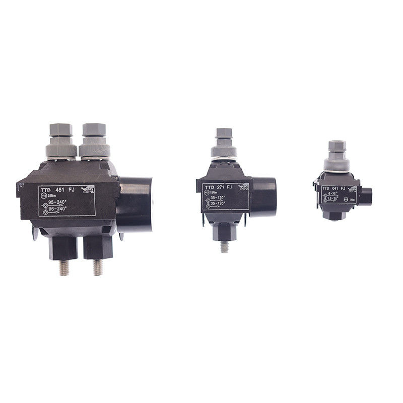 Connecteur isolant ignifuge perçant électrique de câble de bride de série de TTD