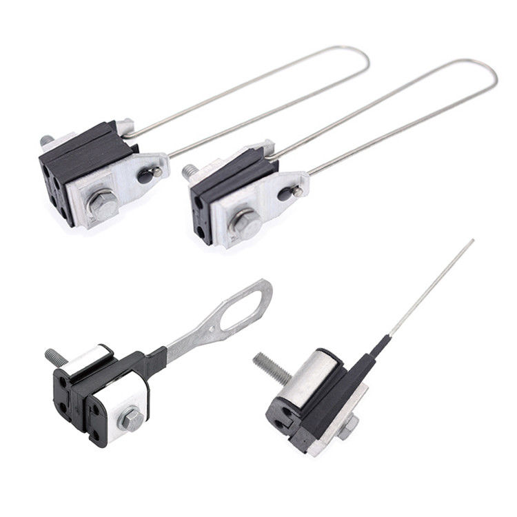 Fil en aluminium isolant de bride de cul-de-sac en métal ancrant le câble de tension de cale