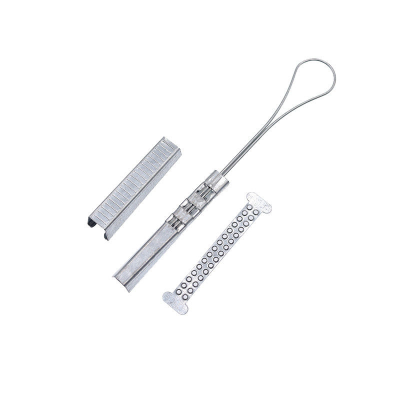 Câble à fibres optiques d'Opgw en métal de la bride SS304 de suspension de tension de série de Kwac