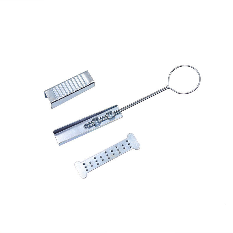 Câble à fibres optiques d'Opgw en métal de la bride SS304 de suspension de tension de série de Kwac