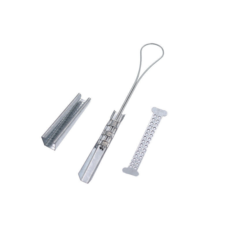 Câble à fibres optiques d'Opgw en métal de la bride SS304 de suspension de tension de série de Kwac