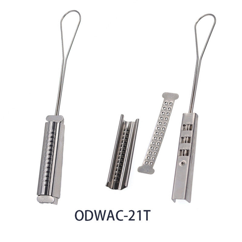 La suspension de câble de la série FTTH d'ODWAC maintiennent la tension de fil d'acier inoxydable