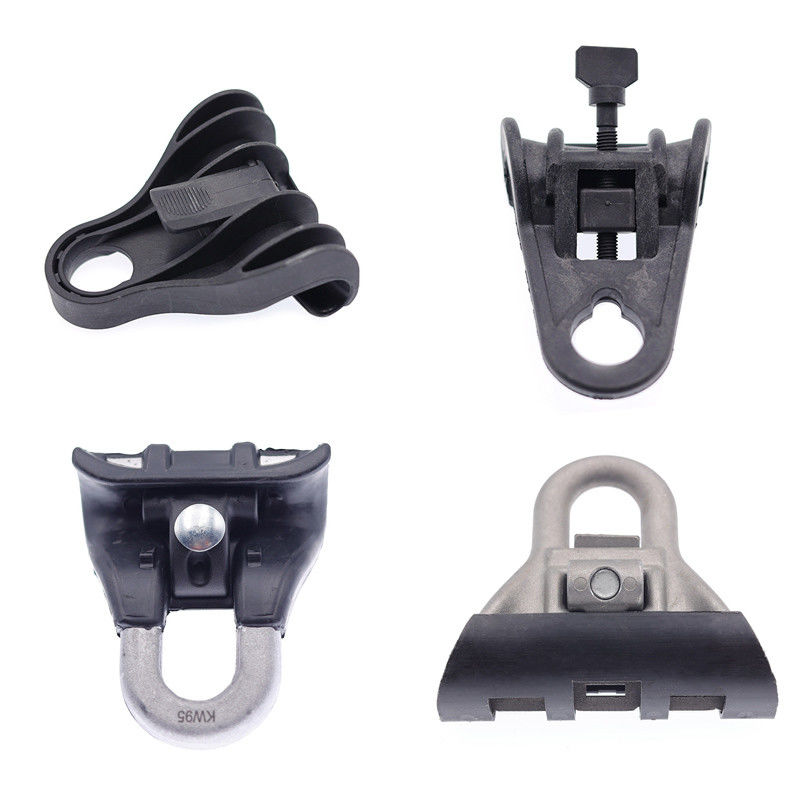 Aluminium en plastique de l'ancre PA66 de cul-de-sac de bride de suspension de câble