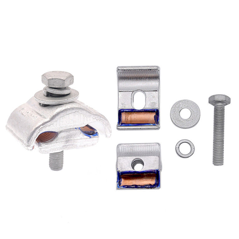 Cuivre en aluminium de bride en série-parallèle de cannelure de CAPG bimétallique
