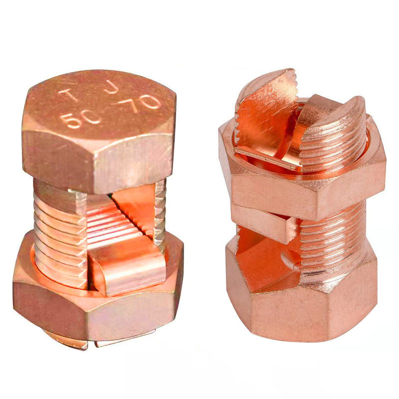 Montage de cuivre importé de lien de ligne électrique de collier de connecteur de boulon