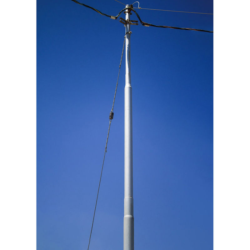 Courant électrique tubulaire en acier étampé de Polonais 16M Hot Dip For