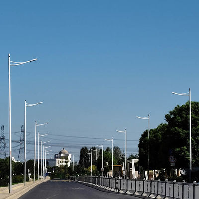 Pôle de conception personnalisable pour lampe de rue solaire avec acier galvanisé à chaud